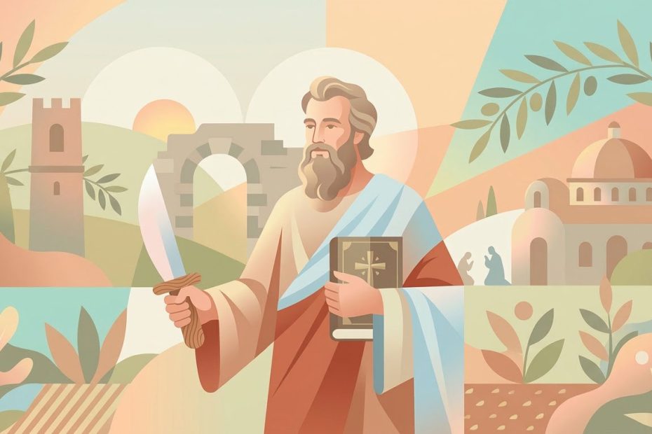 St. Barthélemy - Illustration prière catholique